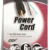 6', 14/3 Gauge/Conductors, Black Outdoor Replacement Cord