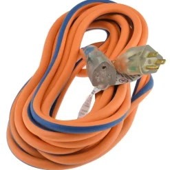 25', 12/3 Gauge/Conductors, Orange/Blue Outdoor Extension Cord