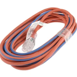 25', 14/3 Gauge/Conductors, Orange/Blue Strip, Outdoor Extension Cord