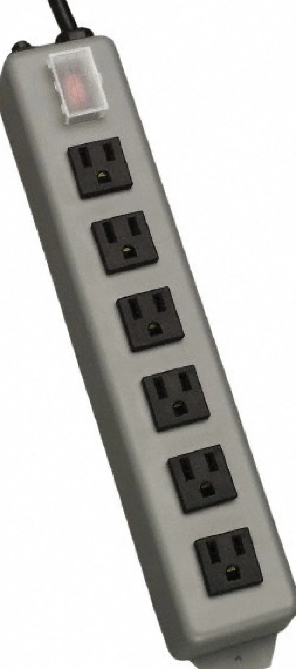 6 Outlets, 120 VAC15 Amps, 15' Cord, Power Outlet Strip
