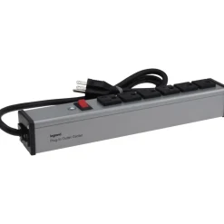 6 Outlets, 120 Volts, 15 Amps, 6' Cord, Power Outlet Strip
