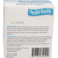 50 Qty 1 Pack 3" Long x 1" Wide, Knuckle Bandage Self-Adhesive Bandage