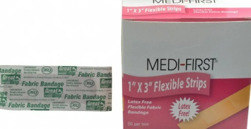 50 Qty 1 Pack 3" Long x 1" Wide, General Purpose Self-Adhesive Bandage