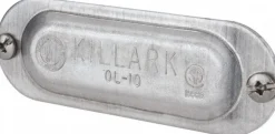 1/2" Trade, Aluminum Conduit Body Cover Plate