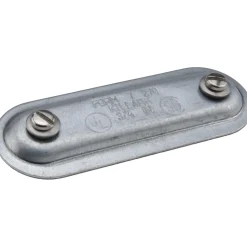 3/4" Trade, Steel Conduit Body Cover Plate