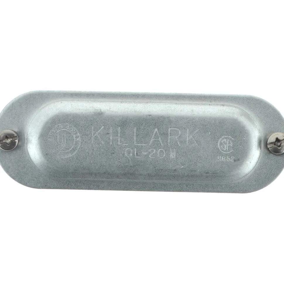 3/4" Trade, Steel Conduit Body Cover Plate