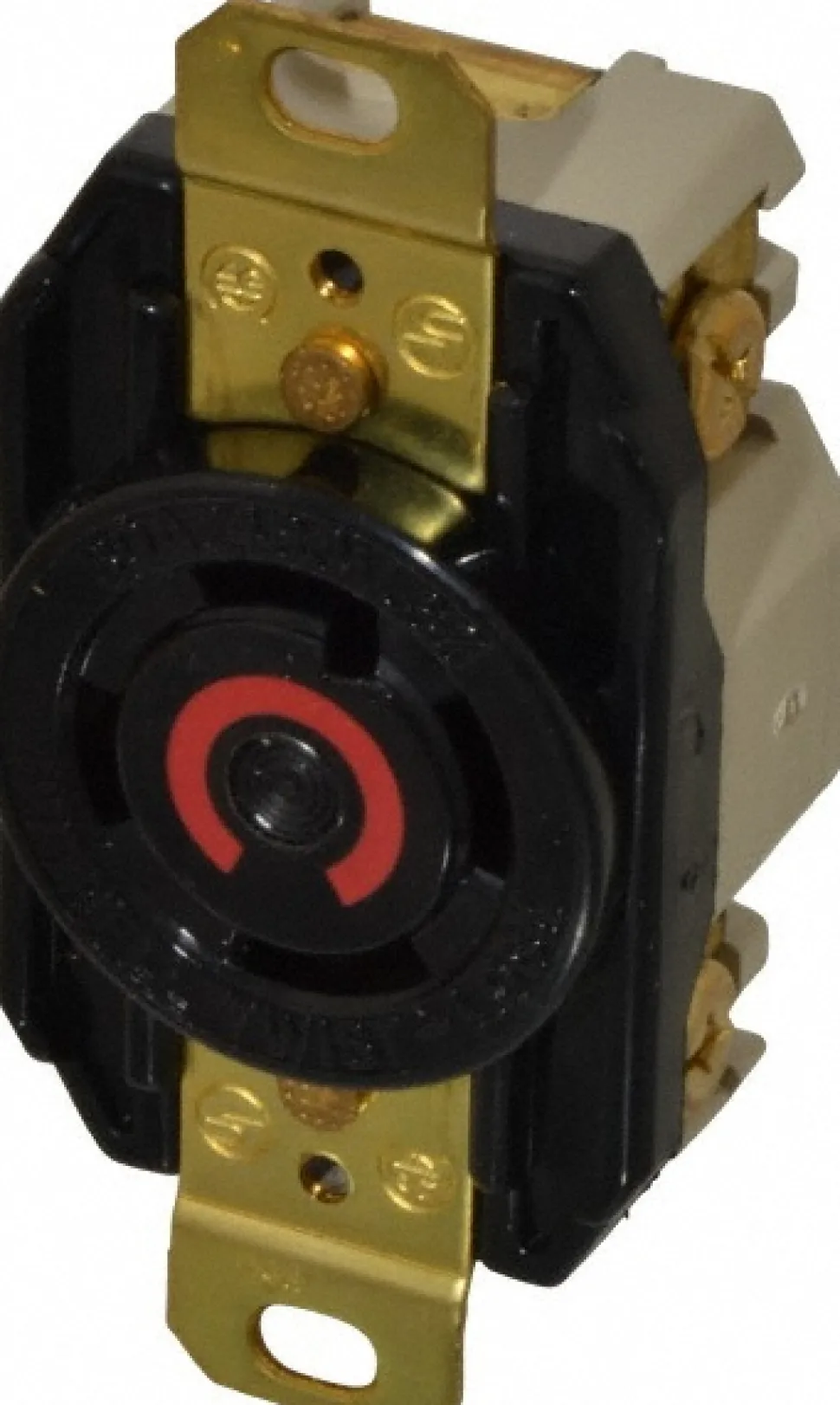 480 VAC, 30 Amp, L16-30R NEMA, Self Grounding Receptacle