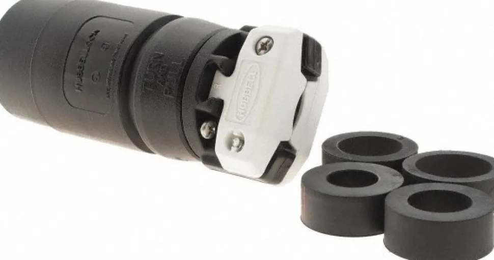 250 VDC, 600 VAC, 20, 30 Amp, NonNEMA Configuration, Industrial Grade, Self Grounding Receptacle