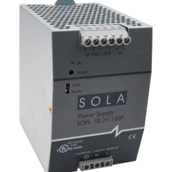240 Watt, 10 Amp, 230 VAC Input, 24 VDC Output, DIN Rail Power Supply