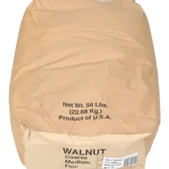 Abrasive Blasting Media: Extra Coarse Grade, Angular, Walnut Shell