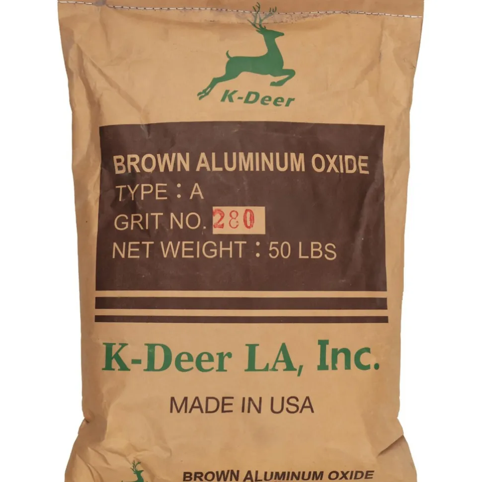 Abrasive Blasting Media: Fine Grade, Angular, Aluminum Oxide