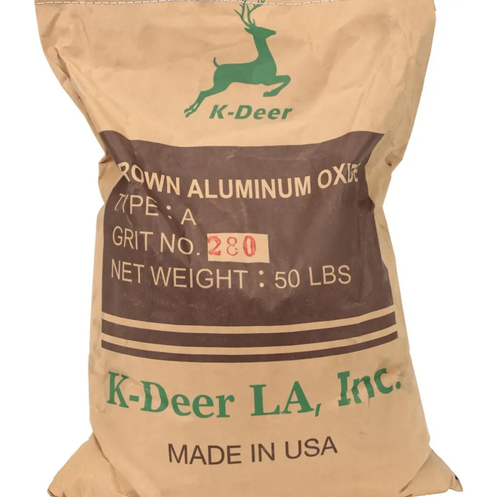 Abrasive Blasting Media: Fine Grade, Angular, Aluminum Oxide