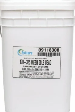 Abrasive Blasting Media: Fine Grade, Smooth, Glass Bead