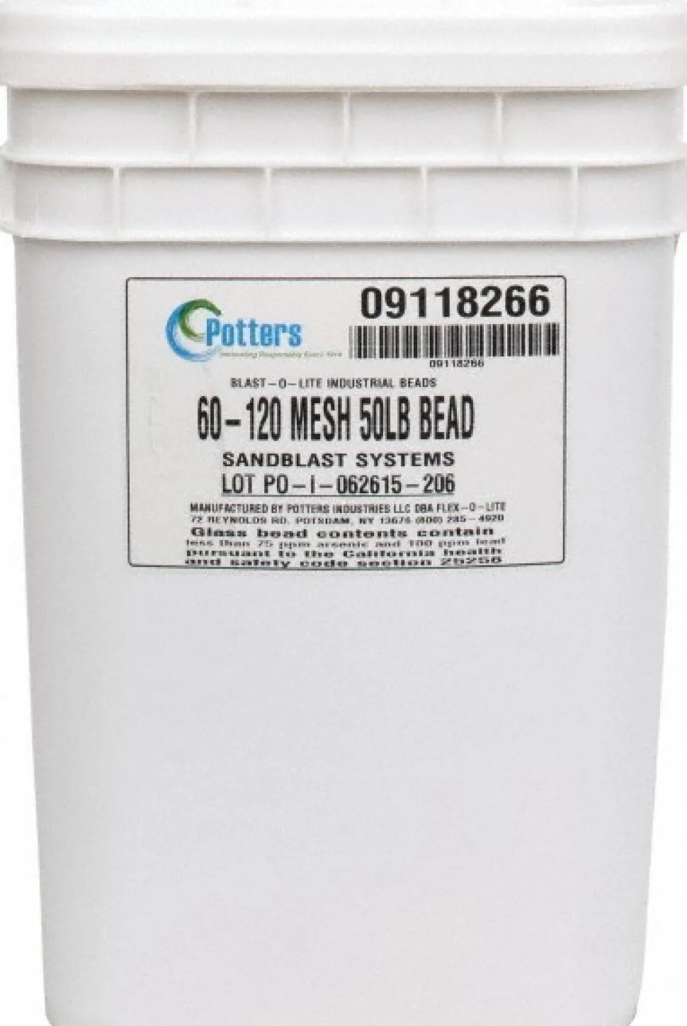 Abrasive Blasting Media: Medium Grade, Smooth, Glass Bead