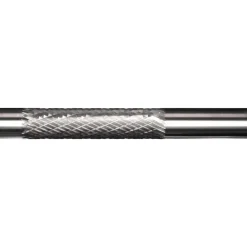 Abrasive Burr: PDM-10DC, 1/4" Cut Dia, Cylinder With Pilot End, Double Cut