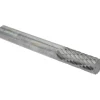 Abrasive Burr: SA-1DC-CCS2A, 1/4" Cut Dia, Cylinder With Flat End, Double Cut