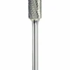 Abrasive Burr: SA-5DC, 1/2" Cut Dia, Cylinder With Flat End, Double Cut