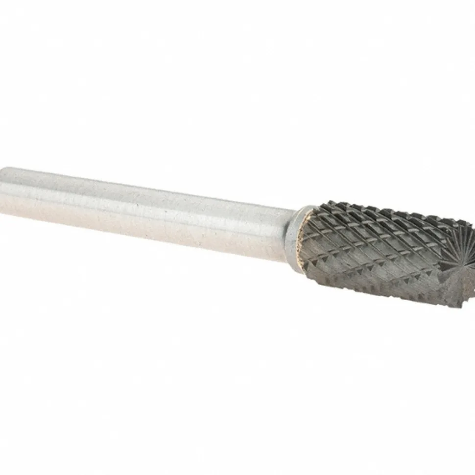 Abrasive Burr: SB-3, 3/8" Cut Dia, Cylinder With End Cut