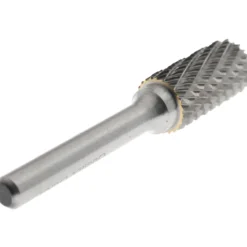Abrasive Burr: SB-5, 1/2" Cut Dia, Cylinder With End Cut, Double Cut