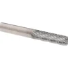 Abrasive Burr: SC-1L, 1/4" Cut Dia, Cylinder With Radius End, Double Cut