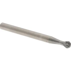 Abrasive Burr: SD-42, 1/8" Cut Dia, Ball, Double Cut