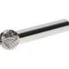 Abrasive Burr: SD-3DC-CCS2A, 3/8" Cut Dia, Ball, Double Cut