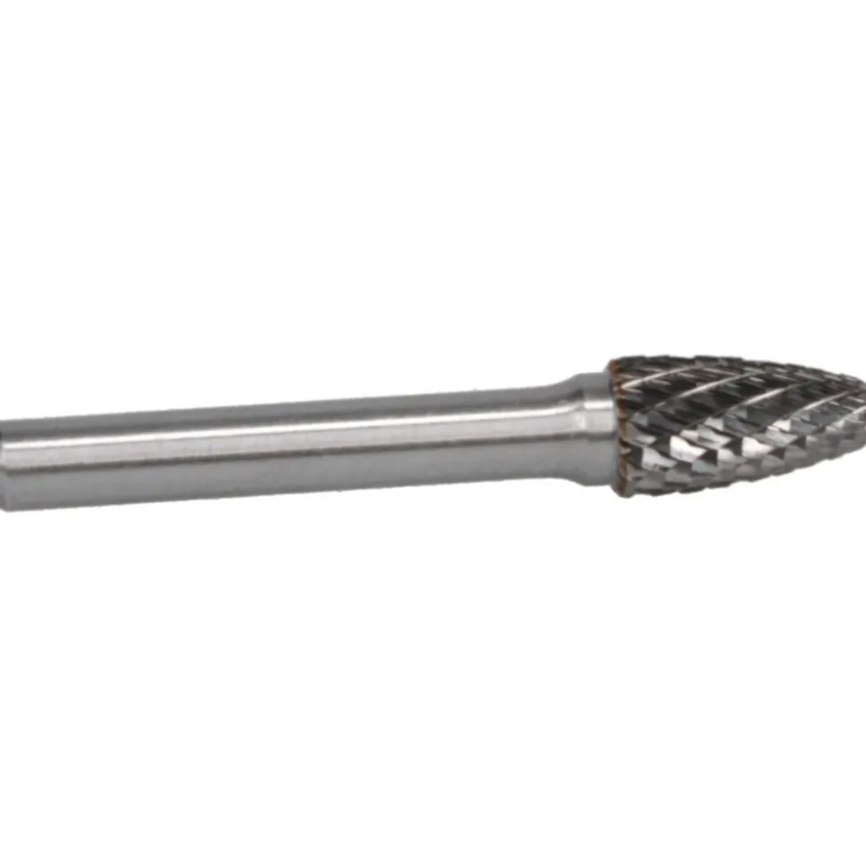Abrasive Burr: SF-3, 3/8" Cut Dia, Tree With Radius End, Double Cut