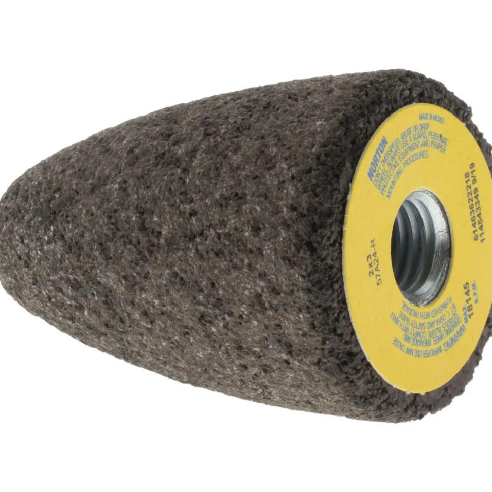Abrasive Cone: Type 16, Very Coarse, 5/8-11 Arbor Hole