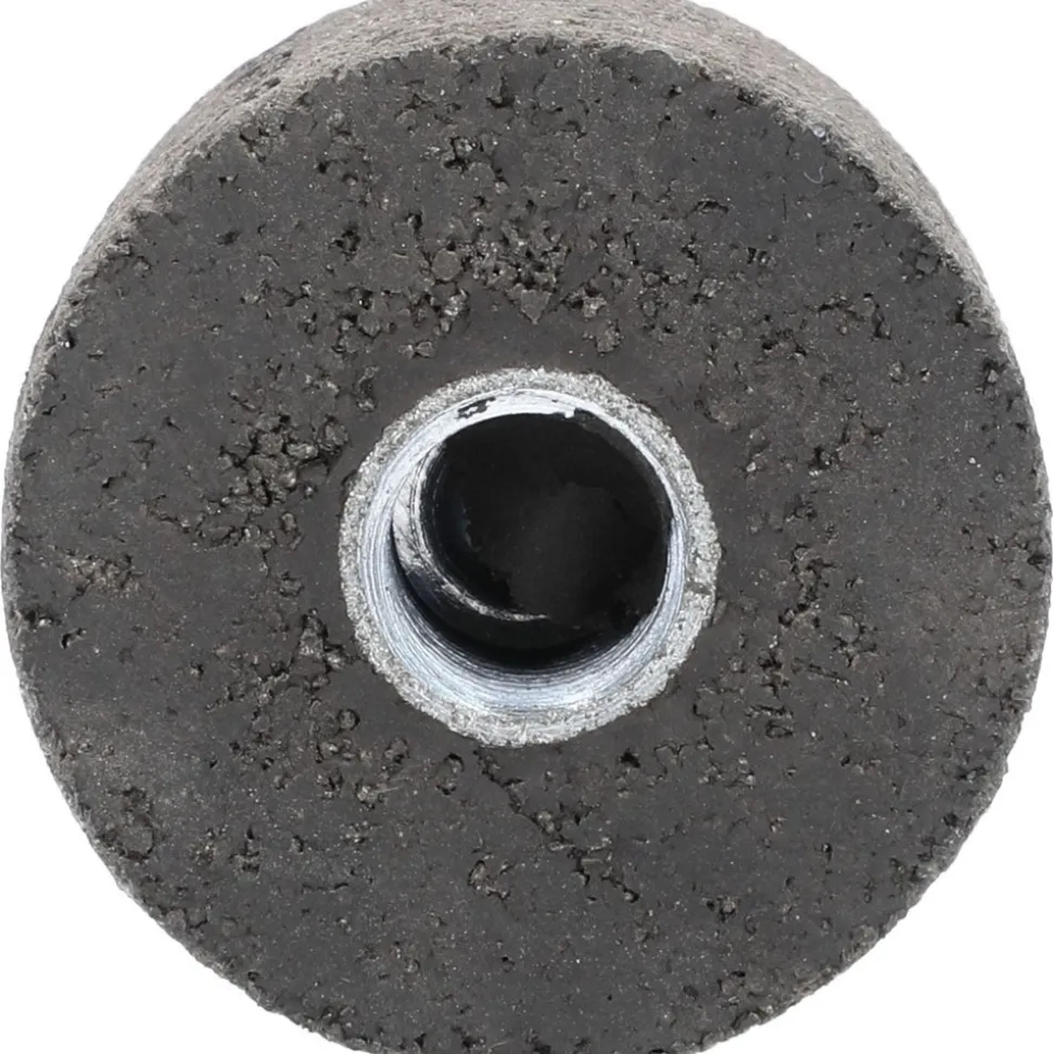 Abrasive Round Tip Plug: 18R Type, Very Coarse, 5/8-11 Arbor Hole