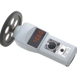Accurate up to 0.006 +/- 1% Digit (6 RPM Max) (10,000 to 25,000 RPM), 0.001 RPM Resolution, Contact Tachometer