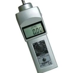 Accurate up to 0.006 +/- 1% Digit (6 RPM Max) (10,000 to 25,000 RPM), 0.001 RPM Resolution, Contact Tachometer