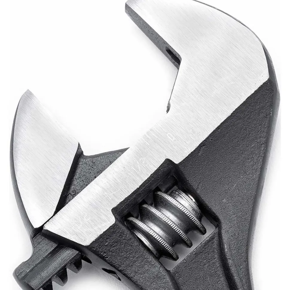 8" Adjustable Black Oxide Wrench - Bagged