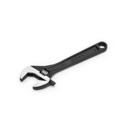 6" Adjustable Black Oxide Wrench - Bagged