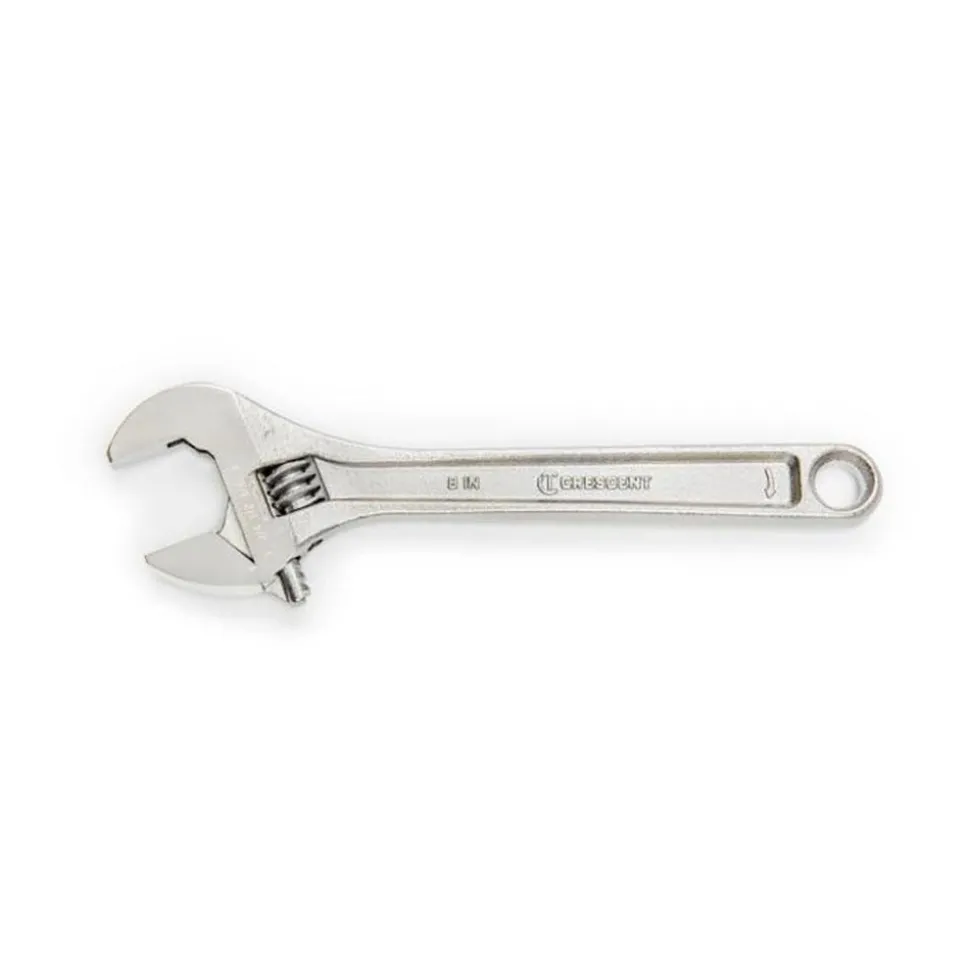 8" Adjustable Wrench - Carded
