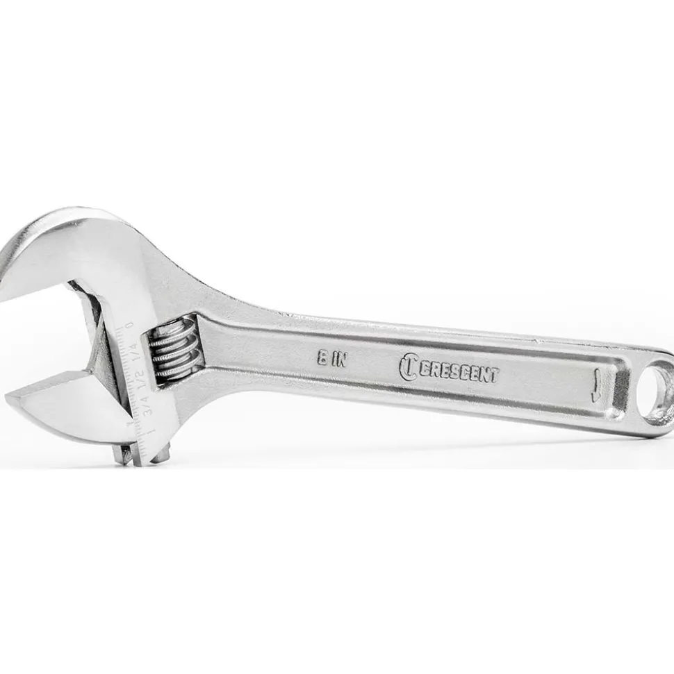 8" Adjustable Wrench - Carded
