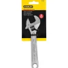 Adjustable Wrench: 6" OAL, 3/4" Jaw Capacity
