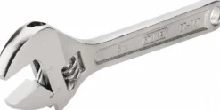 Adjustable Wrench: 6" OAL, 3/4" Jaw Capacity