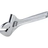 Adjustable Wrench: 8" OAL, 1-1/8" Jaw Capacity