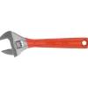 Adjustable Wrench: 8" OAL, 1-1/8" Jaw Capacity