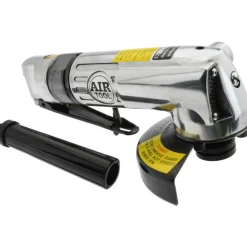 Air Angle Grinder: 4" Wheel Dia, 10,000 RPM