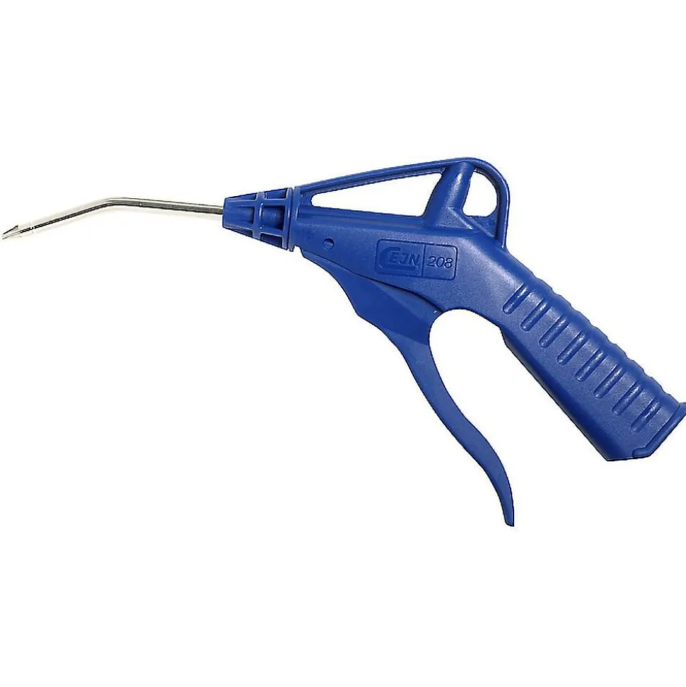 Air Blow Gun: Bent Removable Star-Tip Safety Extension Tube, Pistol Grip