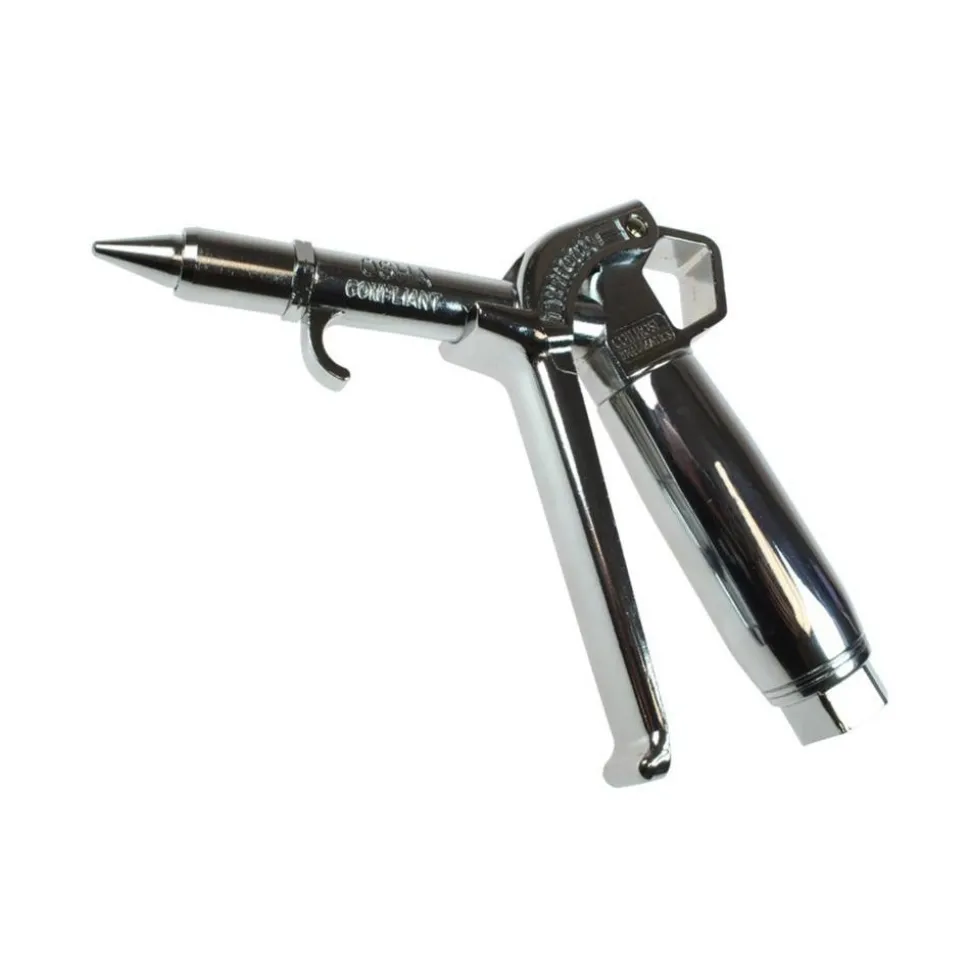 Air Blow Gun: High Flow Conical Nozzle, Pistol Grip