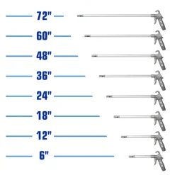Air Blow Gun: High Power Venturi Nozzle, Pistol Grip