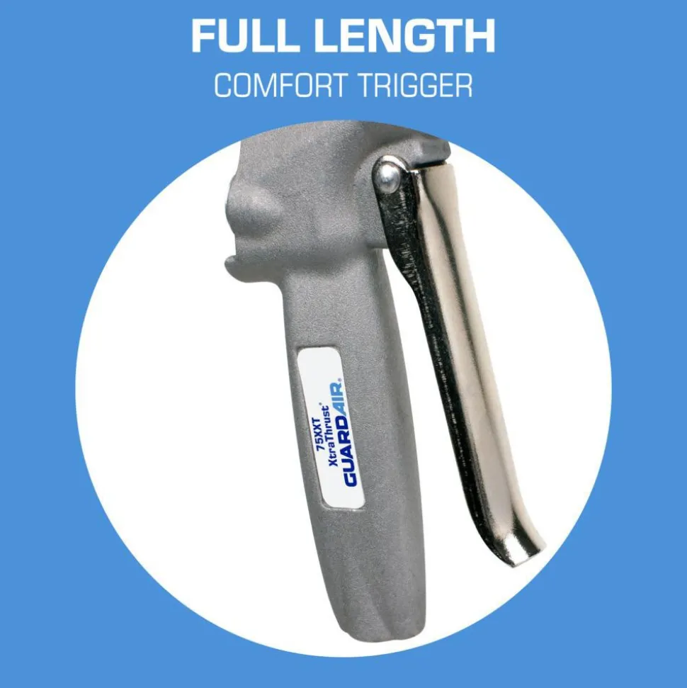Air Blow Gun: Maximum Power Venturi Nozzle, Pistol Grip