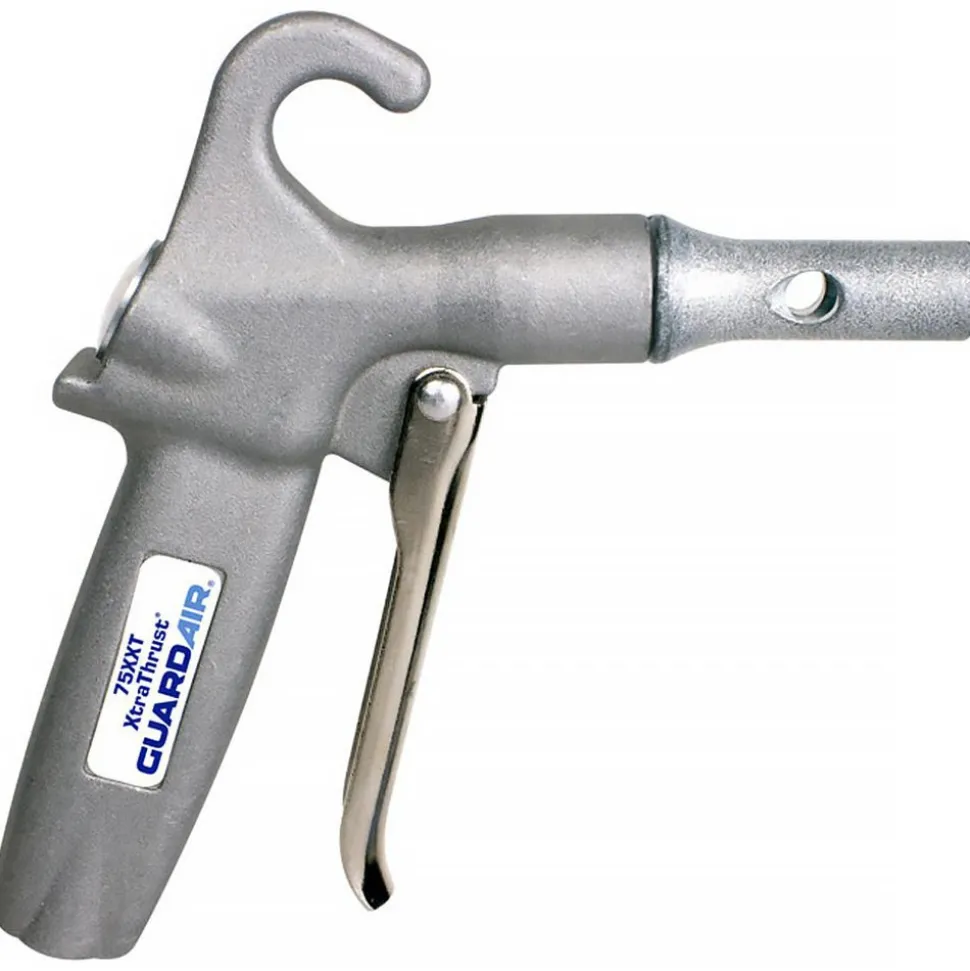 Air Blow Gun: Maximum Power Venturi Nozzle, Pistol Grip