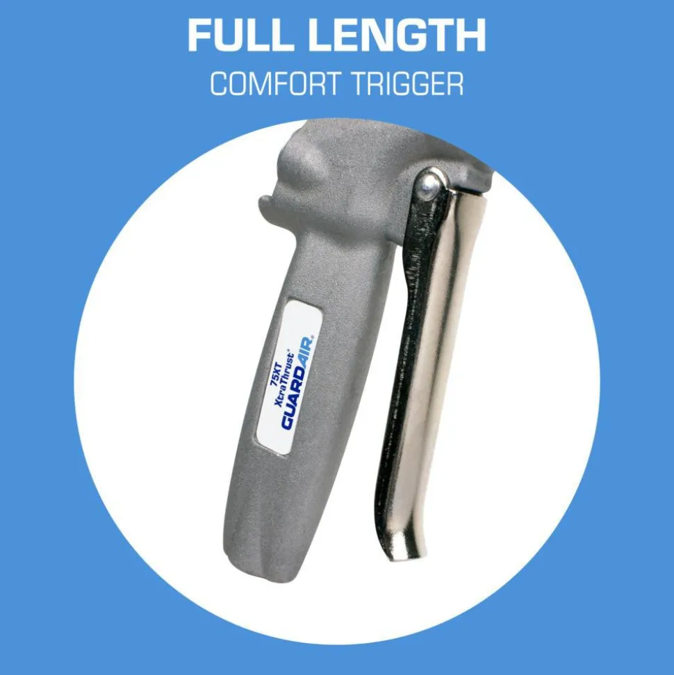 Air Blow Gun: Safety Extension Tube, Pistol Grip