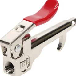 Air Blow Gun: Safety Nickel Tipped, Thumb Lever