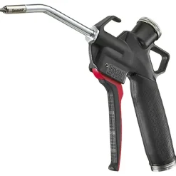 Air Blow Gun: Stainless Steel Safety Tip, Pistol Grip