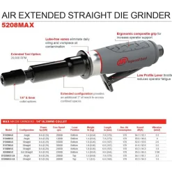 Air Die Grinder: 1/4