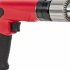 Air Drill: 1/2" Keyed & Keyless Chuck, Non-Reversible